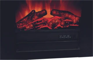 EL Fuego Tessin elektrische open haard zwart 1500W