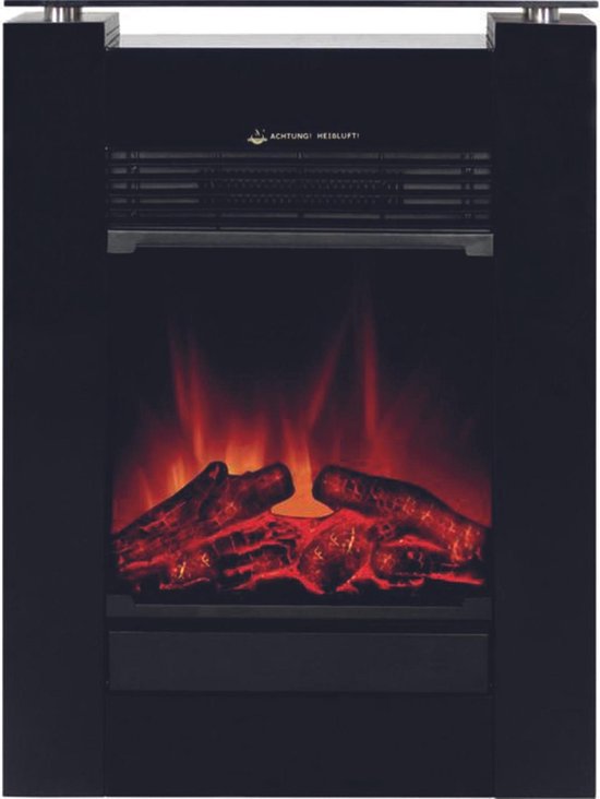 EL Fuego Tessin elektrische open haard zwart 1500W