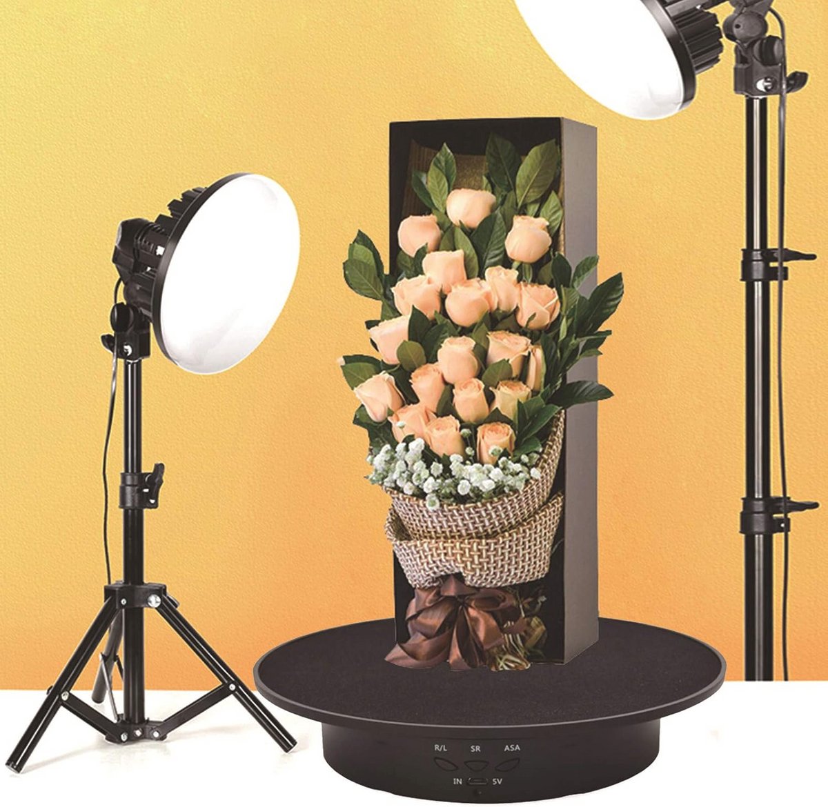 Elektrische 360° Draaitafel 20 cm - 8 kg capaciteit
