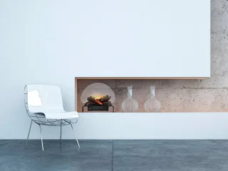 Elektrische Haard 20" Vrijstaand Zwart