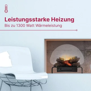 Elektrische Haard 20" Vrijstaand Zwart