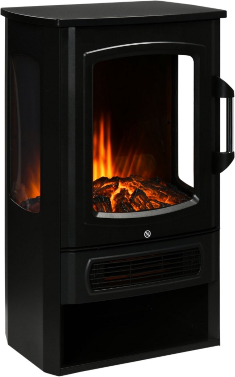 Elektrische haard 2000W zwart