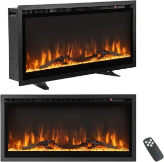 Elektrische haard 36 inch wandhaard
