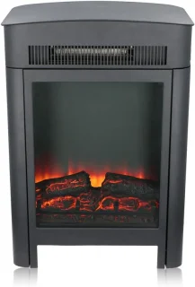 Elektrische haard 41x26x59 cm zwart