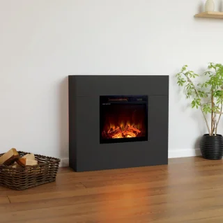 Elektrische haard 95x84x25 cm, Grijs