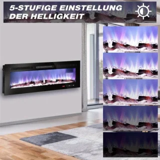 Elektrische haard - inbouw, wand en vrijstaand