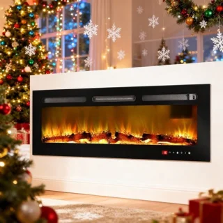 Elektrische haard – inbouwhaard – wandhaard – vrijstaand – 2000w