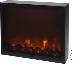 Elektrische Haard Led Zwart 41x35 cm