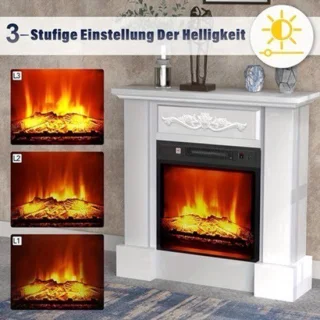 Elektrische haard met haardmeubel- en tv-meubelfunctie