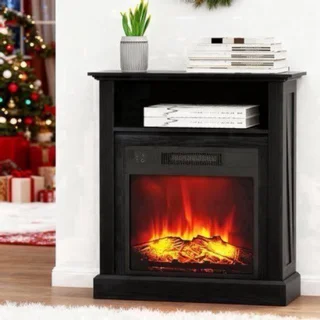 Elektrische haard met mantel
