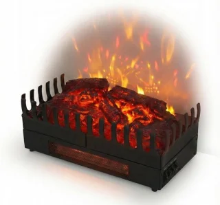Elektrische haard met vlammeneffect en verwarming 2000 W, vrijstaand