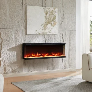 Elektrische haard Orson 50 inch – zwart
