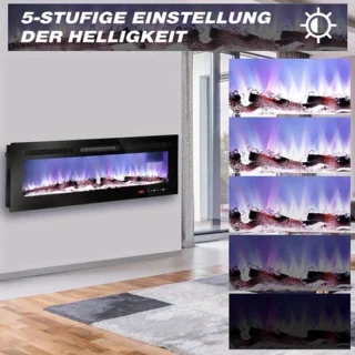 Elektrische haard – sfeerkachel – inbouwhaard – wandhaard – vrijstaande haard – 2000w