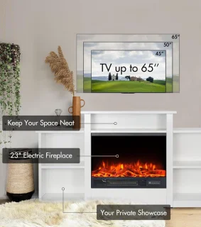 Elektrische haard TV-standaard 65 inch