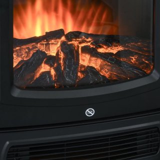 Elektrische haard vrijstaand zwart 2000W