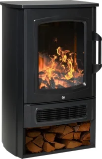 Elektrische haard vrijstaand zwart 2000W