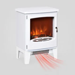 Elektrische haard wit
