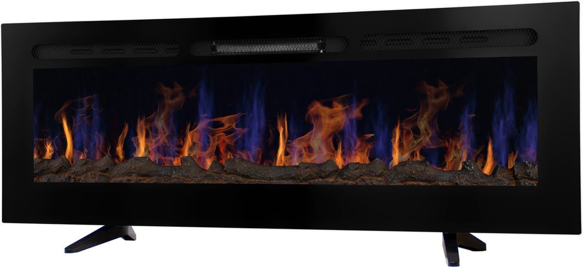 Elektrische Inbouwhaard Wandhaard 152x16x53 cm
