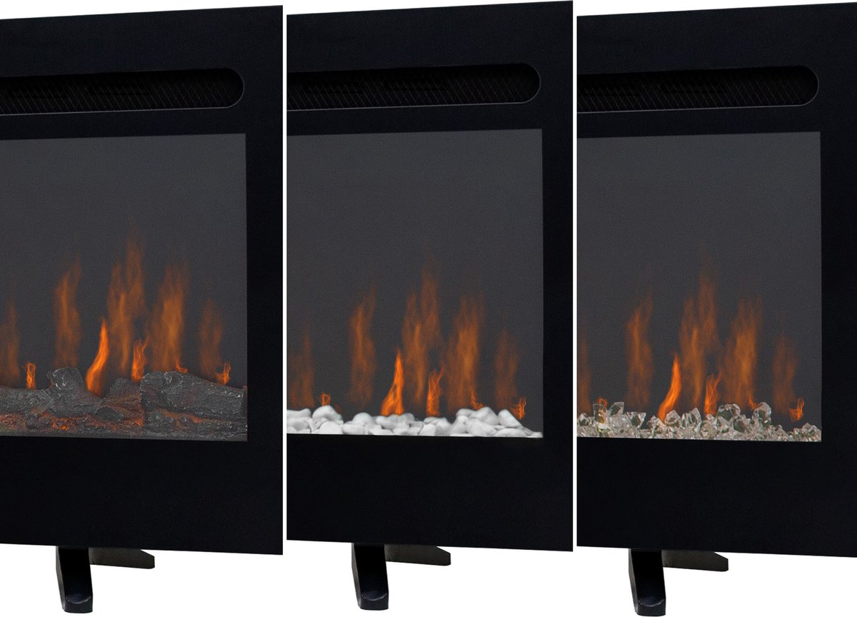 Elektrische Inbouwhaard Wandhaard 152x16x53 cm