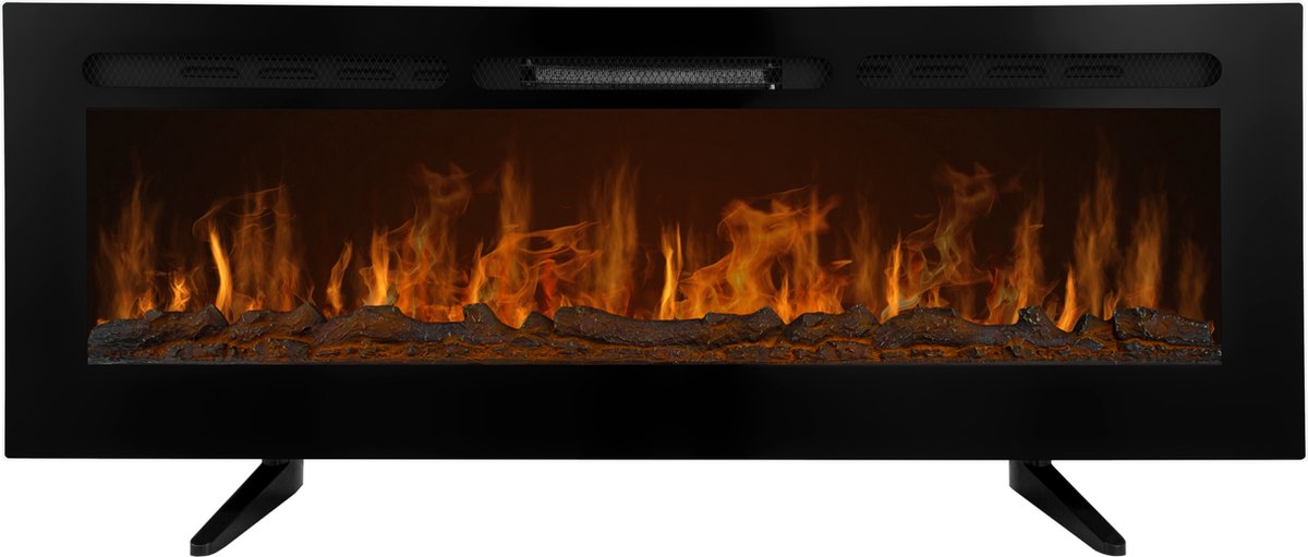 Elektrische Inbouwhaard Wandhaard 152x16x53 cm