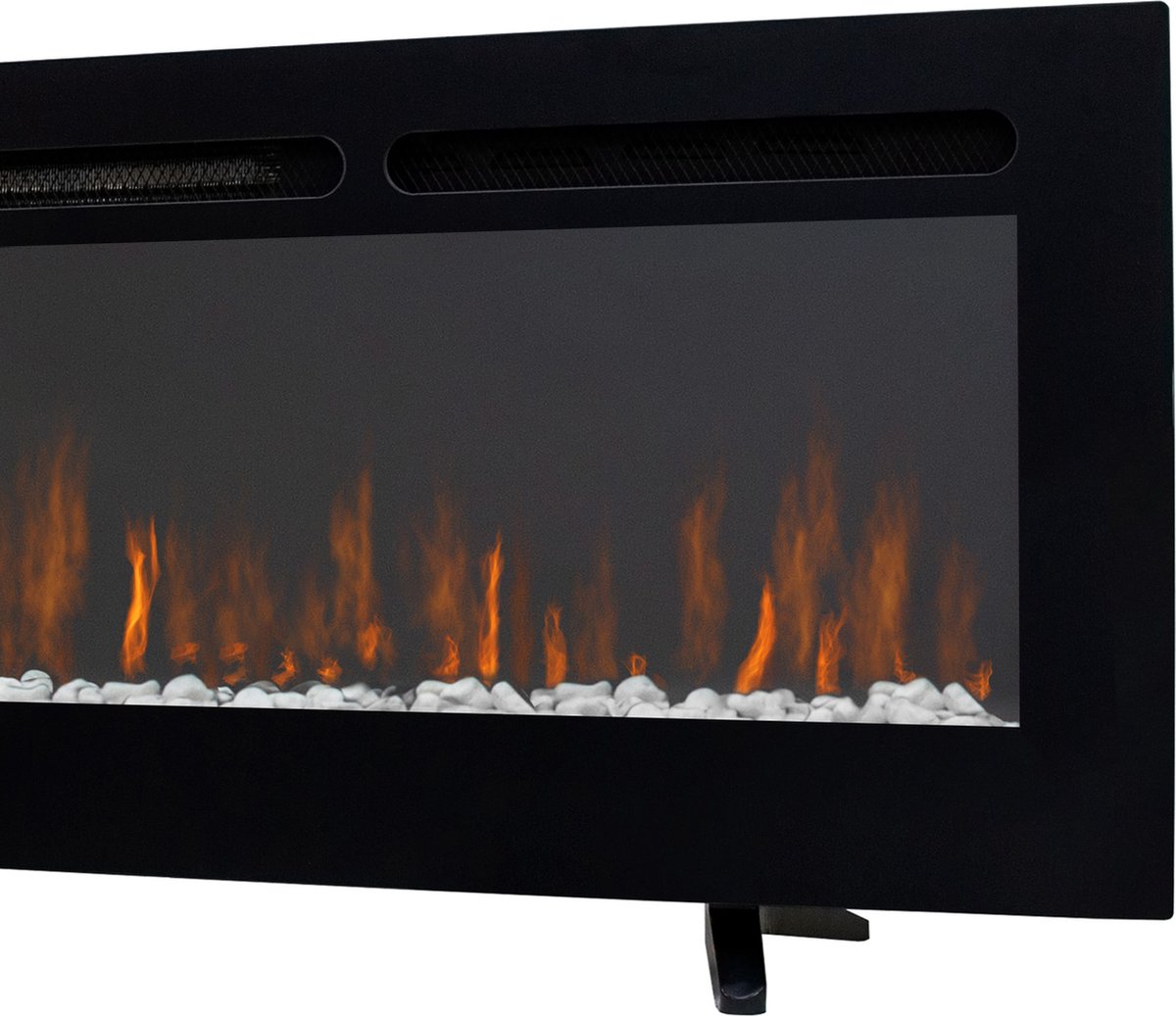 Elektrische Inbouwhaard Wandhaard 152x16x53 cm