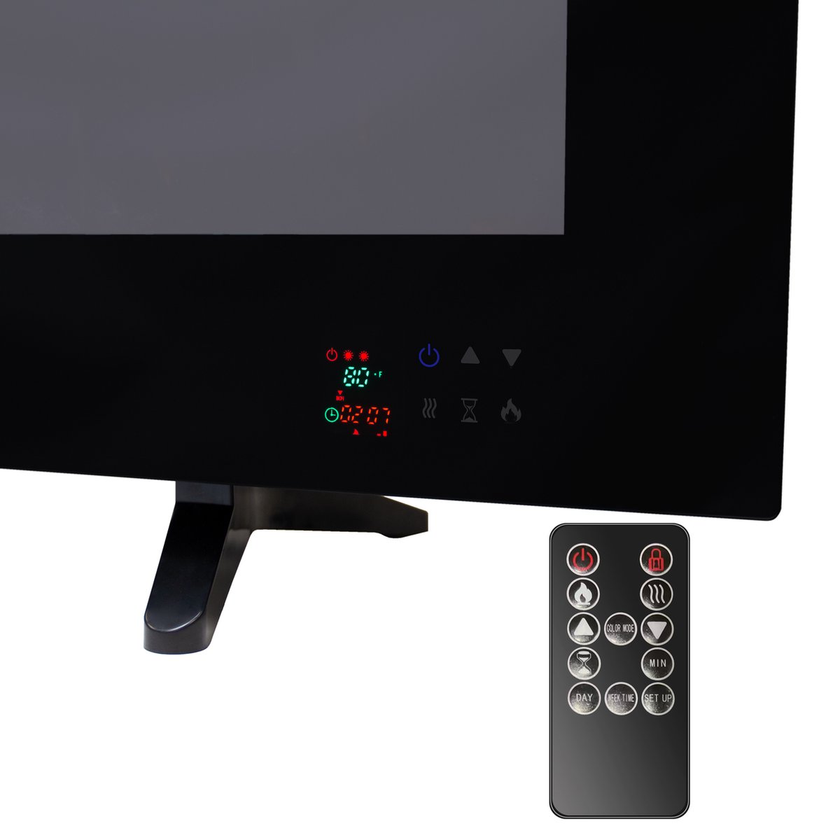 Elektrische Inbouwhaard Wandhaard 152x16x53 cm