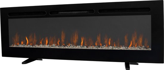 Elektrische Inbouwhaard Wandhaard 152x16x53 cm