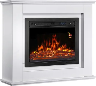 Elektrische Kachel Vuureffect 2000W Wit