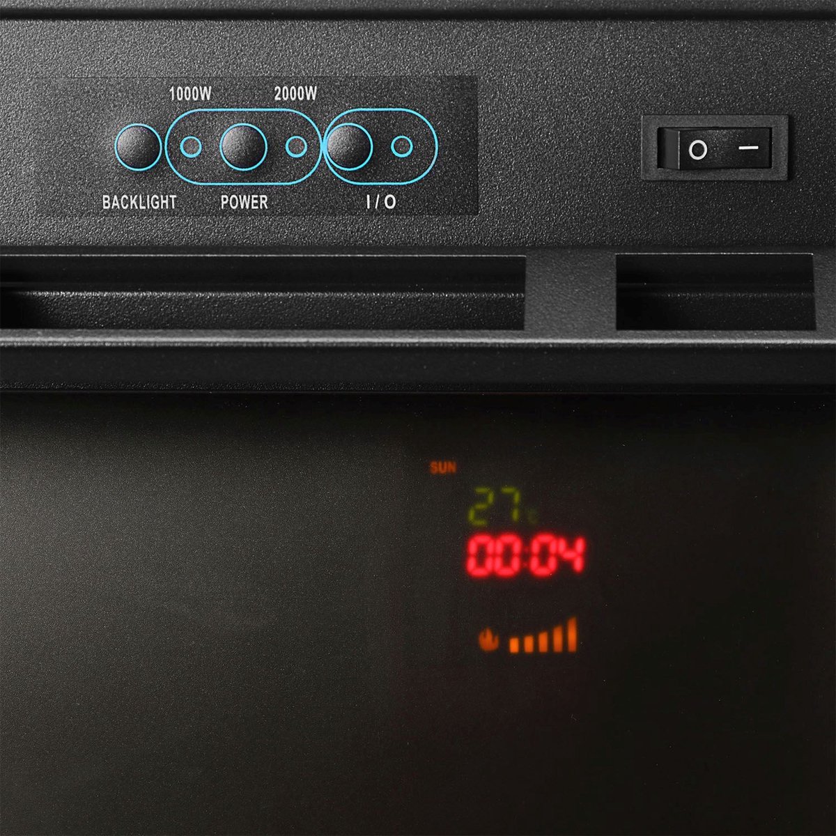 Elektrische Kachel Vuureffect 2000W Wit