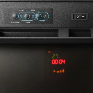 Elektrische Kachel Vuureffect 2000W Wit