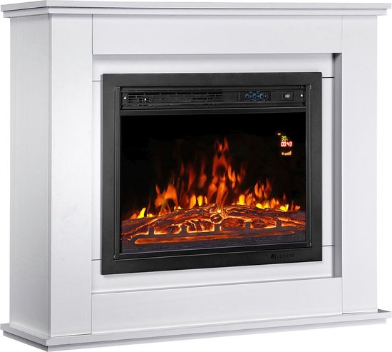 Elektrische Kachel Vuureffect 2000W Wit