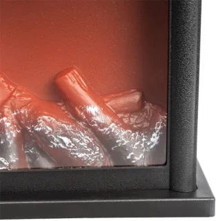 Elektrische led-open haard van kunststof – 25,5 x 13,5 x 18 cm