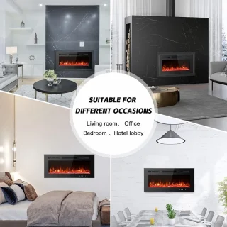 Elektrische Open Haard 102 cm - Ultradun Wandmodel