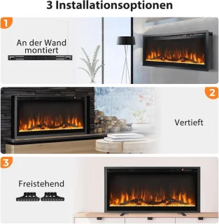 Elektrische Open Haard 91 cm
