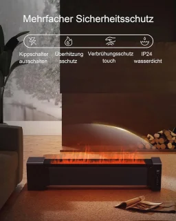 Elektrische Openhaard 113 cm