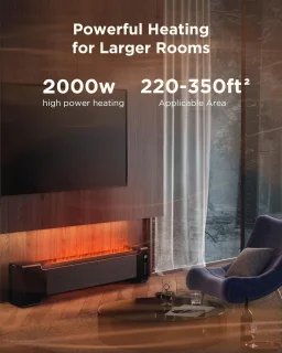 Elektrische Openhaard 113 cm