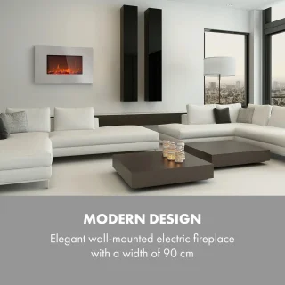 Elektrische Openhaard Design Verticaal Zwart