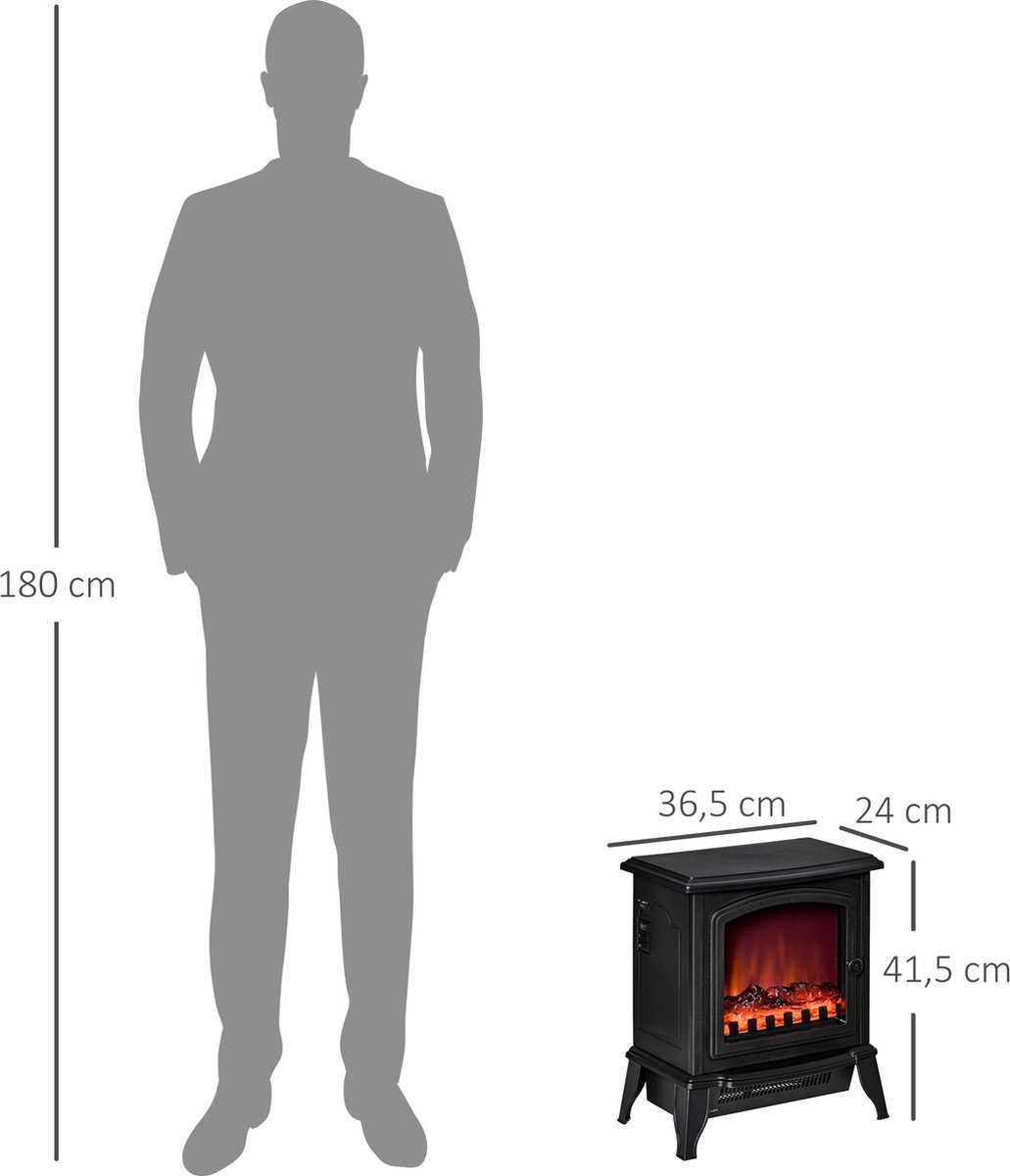 Elektrische Openhaard Met Thermostaat