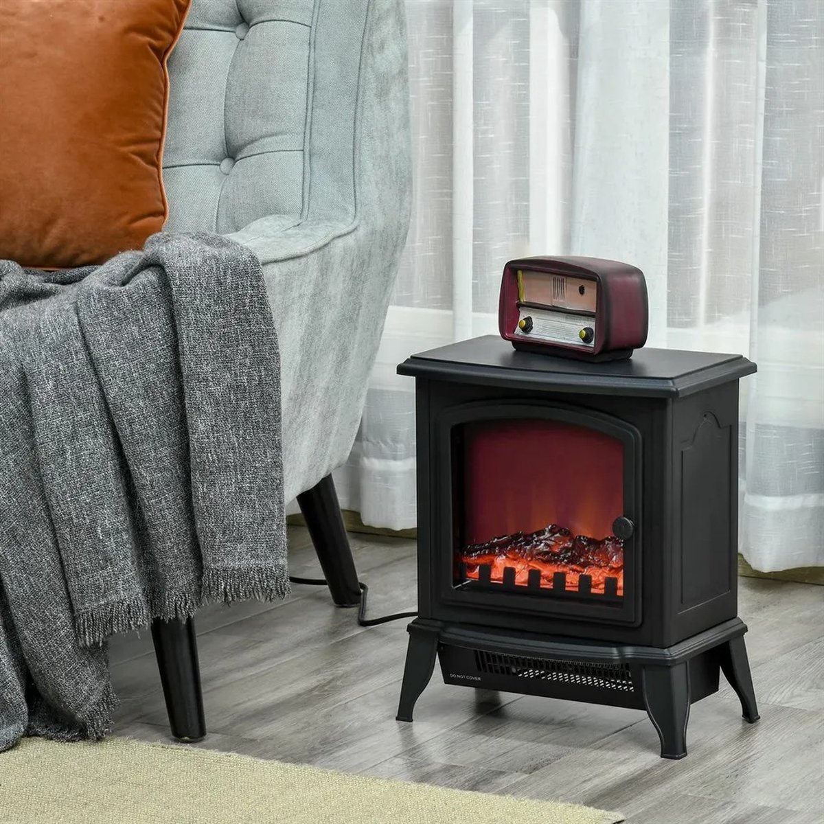 Elektrische Openhaard Met Thermostaat