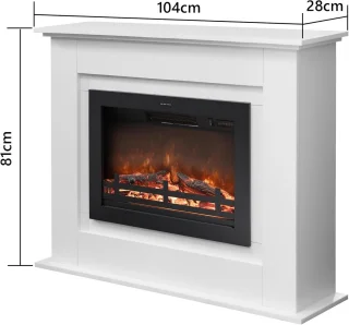 Elektrische Openhaard Vrijstaand 104 cm