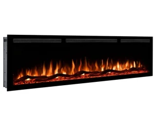Elektrische sfeerhaard 152 cm inbouwhaard