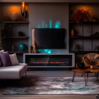 Elektrische sfeerhaard 1800W WiFi AB Thermostaat