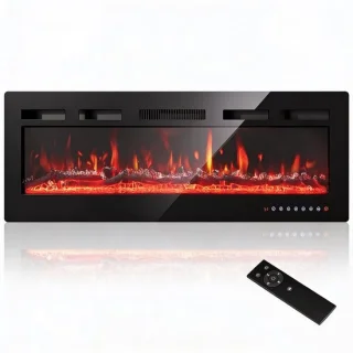 Elektrische Sfeerhaard 91,4 cm – Inbouw/Wand