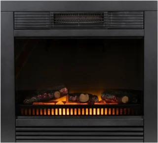Elektrische sfeerhaard inbouwhaard zwart 67 x 23 x 62 cm
