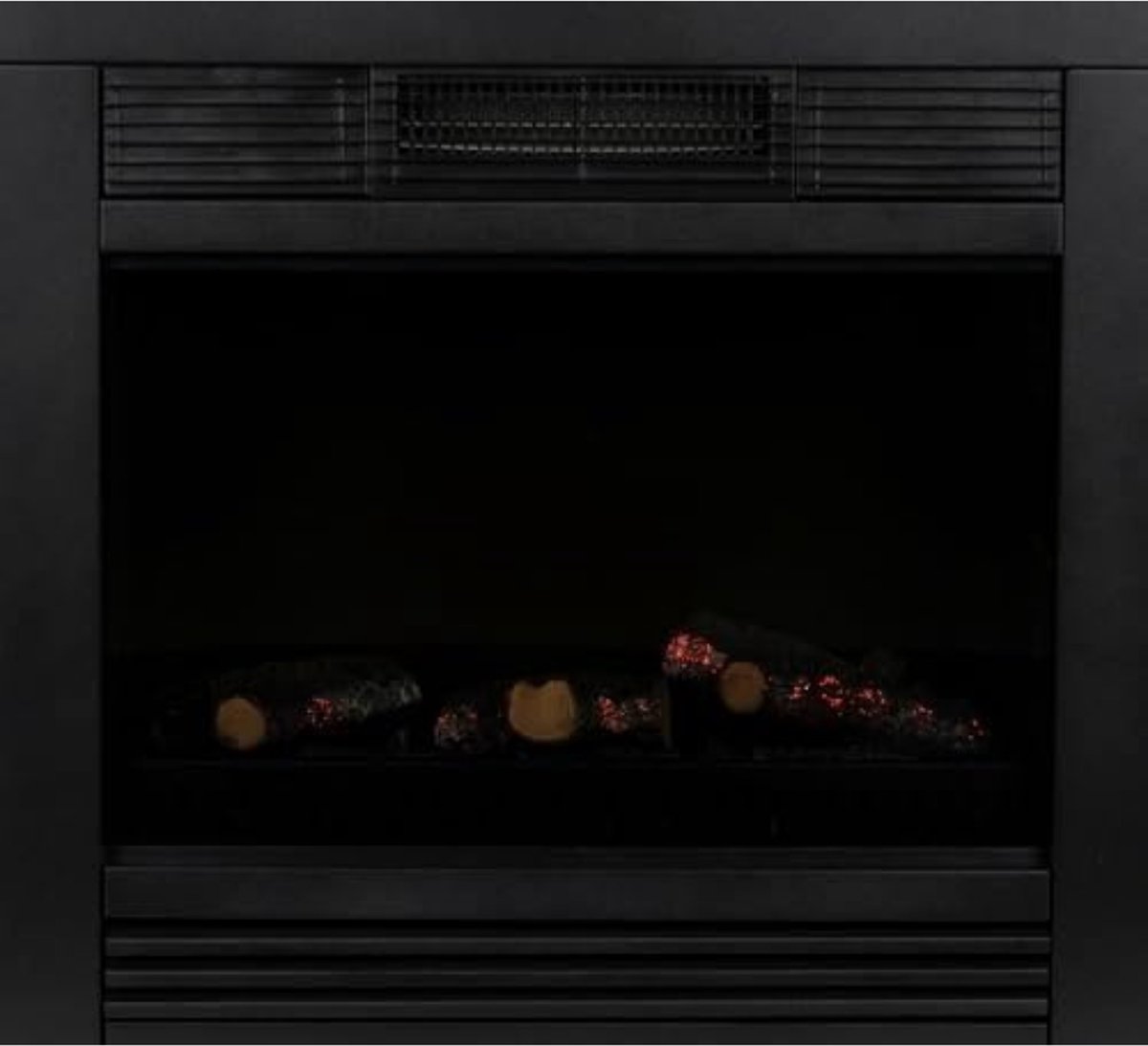Elektrische sfeerhaard kachel 1800W zwart 23x66x62 cm
