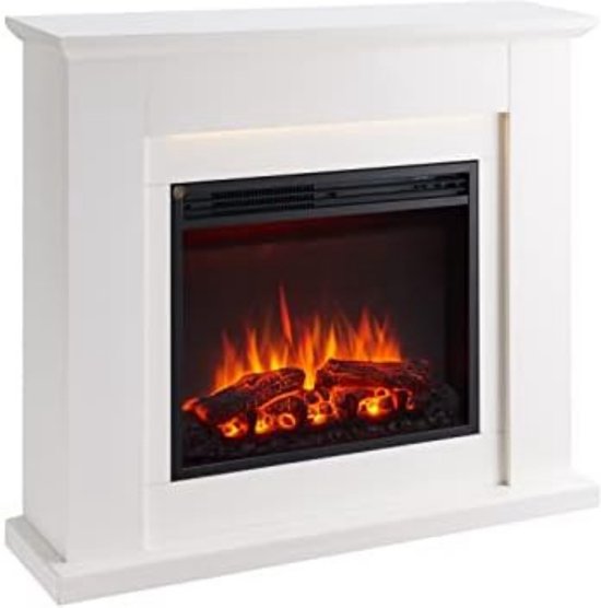 Elektrische sfeerhaard kachel 2000W wit