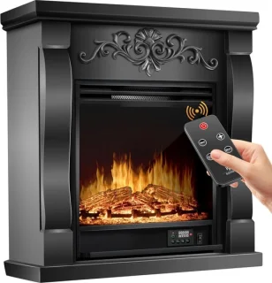 Elektrische sfeerhaard met verwarming