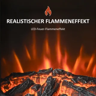 Elektrische Sfeerhaard Vrijstaand Zwart