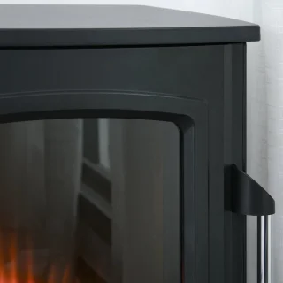 Elektrische Sfeerhaard Vrijstaand Zwart