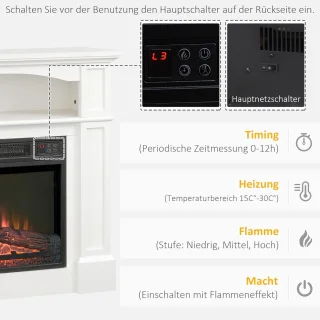Elektrische Siershaard - Wit